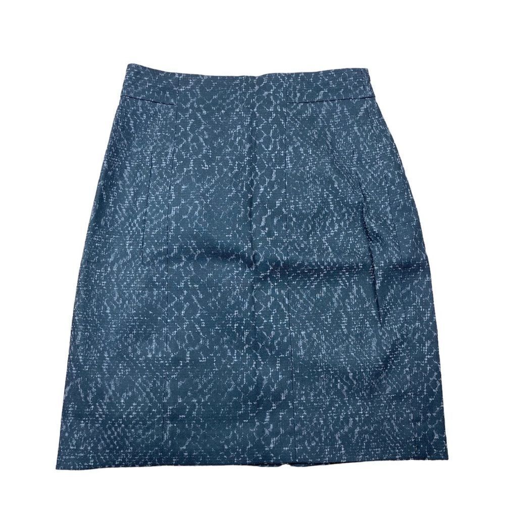 Tahari womens Madie pencil mini skirt black tab snakeskin 4